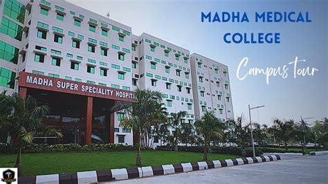 MADHA MEDICAL COLLEGE Campus Tour NEET 2023 YouTube