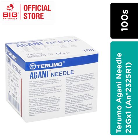 Terumo Agani Hypodermic Needle 23G X 1In 5Sx20 An 2325R1 Big Pharmacy