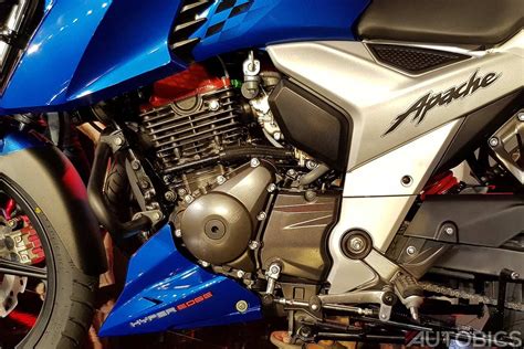 2018 Tvs Apache Rtr 160 4v Engine Left Autobics