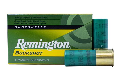 Remington 12B0 12 Gauge 2 3 4 In 0 Buck Express Buckshot 5 Box