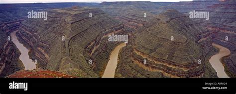 Entrenched River Meanders San Juan River Goosenecks Goosenecks State ...