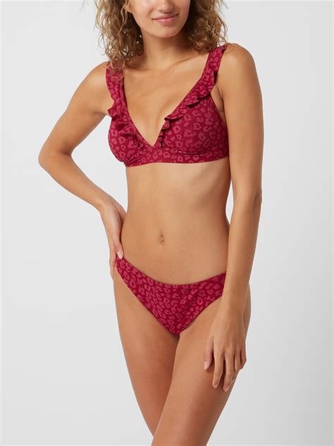 Shiwi Bikini Mit Leopardenmuster Modell Bobby Bordeaux Online Kaufen