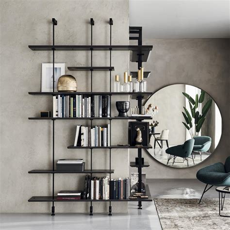 Airport Design Modular Bookcase By Cattelan Diotti