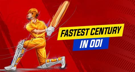 Fastest Century (100s) in ODI Cricket History 2024