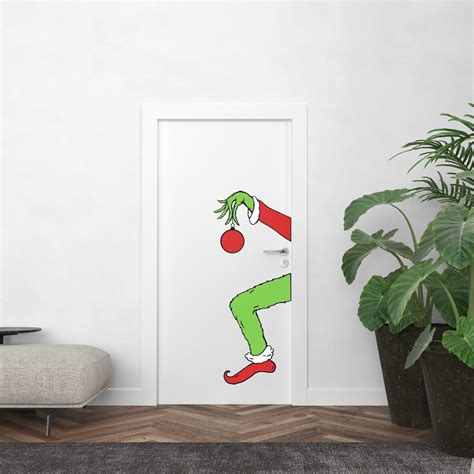 Grinch SVG Grinch Türdekoration SVG Grinch SVG Bundle - Etsy.de