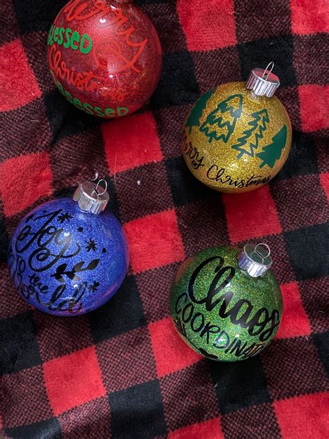 Personalized Christmas Ornaments - Etsy