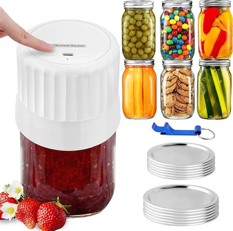 Amazon Electric Mason Jar Vacuum Sealer All In One Vacuum Sealer