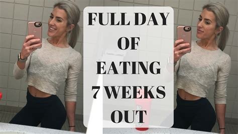 FULL DAY OF EATING 7 WEEKS OUT FROM BIKINI COMPETITION YouTube