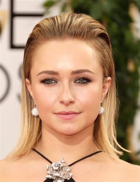 Hayden Panettiere S Halter Neckline And Slicked Back Hair Were The Golden Globes 2014 Shoes