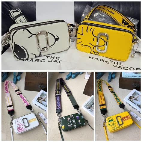 現貨 MARC JACOBS snapshot x Peanuts snoopy Camera Bag Crossbody snapshot