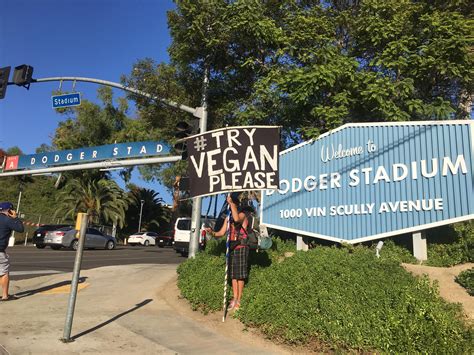 outside of Dodger Stadium : r/vegan