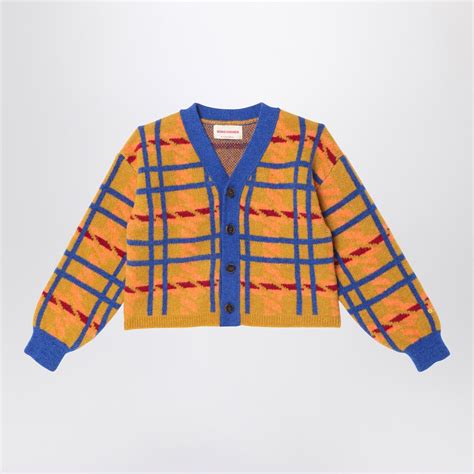 BOBO CHOSES Cardigan With Madras Check Pattern TheDoubleF