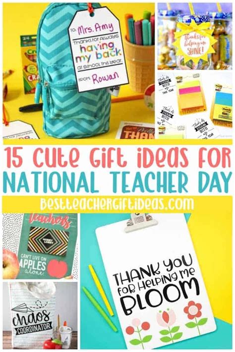 Find The Best Gift Ideas For Teachers Day! We share easy, cheap and DIY teachers day gifts any ...