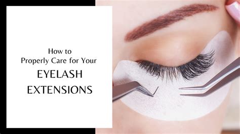 How to Properly Care for Your Eyelash Extensions - Twisted Sisters