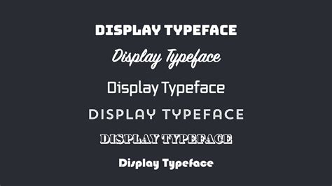 How to Choose a Typeface for Display Text - Pimp my Type