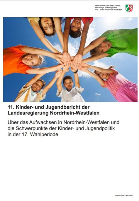 11 Kinder Und Jugendbericht Der Landesregierung Nrw Erschienen