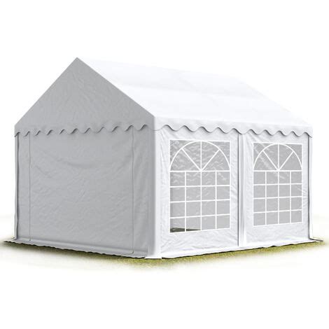 Tendone Per Feste X M Pvc Bianco Impermeabile Gazebo Da Giardino