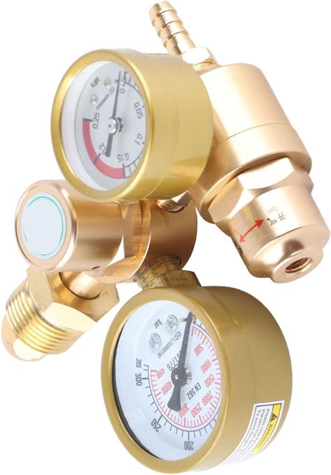 Gas Welding Regulator Argon CO2 Gauge TIG MIG Flowmeter 4500psi For