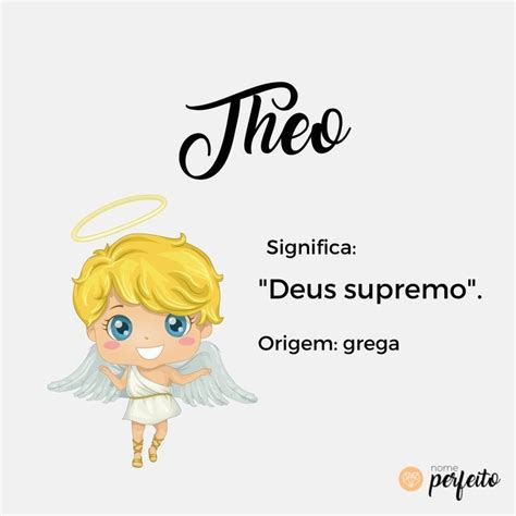 O Significado Do Nome Theo - Significado do nome Theo | Significados dos nomes, Nomes