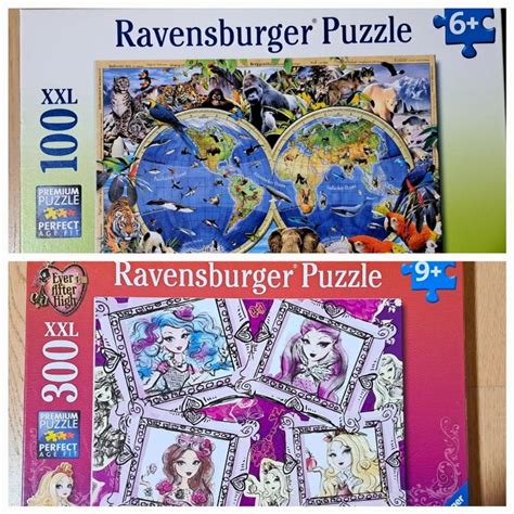 2 Puzzles Globus Tiere Coole Girls 100 Bis 300 Teile Kaufen Auf Ricardo