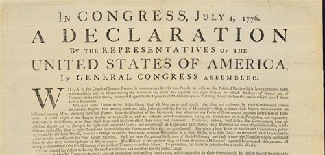 Printable Readable Declaration Of Independence