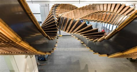 80-year-old wooden escalator forms amazing sculpture - Greater Des ...