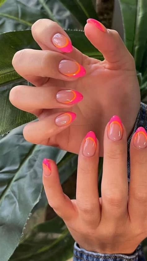 SUMMER NAIL INSPO Summer Nails French Nails Acrylic Trendy