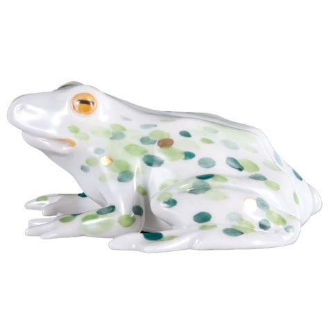 Meissen Porzellanfigur Frosch Mit Dreiecken Erkmann De Verliebt