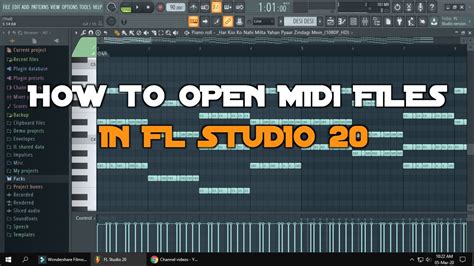 HOW TO OPEN MIDI FILES IN FL STUDIO 20 YouTube