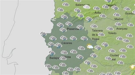 Lluvia Y Chubascos Hoy En Extremadura El Periódico Extremadura