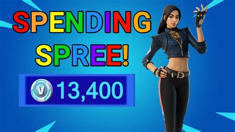 Spending 13 000 V Bucks In Fortnite Spending Spree 2 YouTube