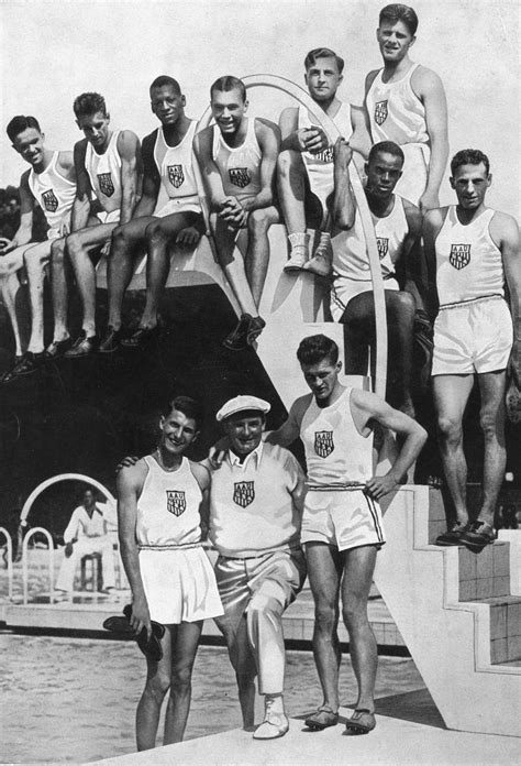 Jesse Owens 1936 Olympics Podium