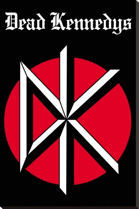 Dead Kennedys Logo Music Poster Stretched Canvas Wall Art 24x36