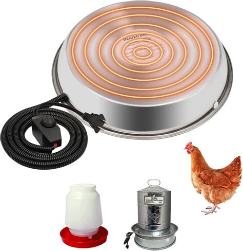 Poultry Chicken Water Heater Heated Chicken Water For Winter Automatic