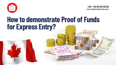 How To Demonstrate Proof Of Funds For Express Entry By Best