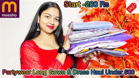 Meesho Saree Dress Haul Under 500 Tryon Honest Review Affordable