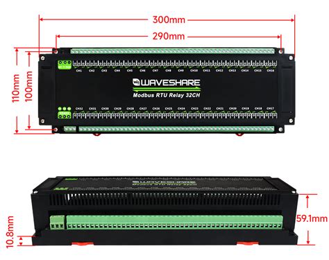 Modbus Rtu Ch Relay Module Rs Interface With Multiple Isolation