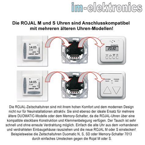 IM6085 50 UWUW INPROJAL Zeitschaltuhr ROJAL S Ultra Weiss UP