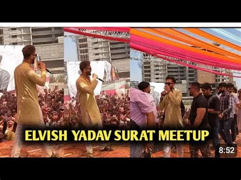 Elvish Yadav Grand Entry In Surat Meetup Elvishyadavvlogs