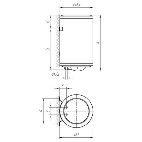 Ohřívač vody konvenční MORA EOM 120 PK ONLINESHOP cz