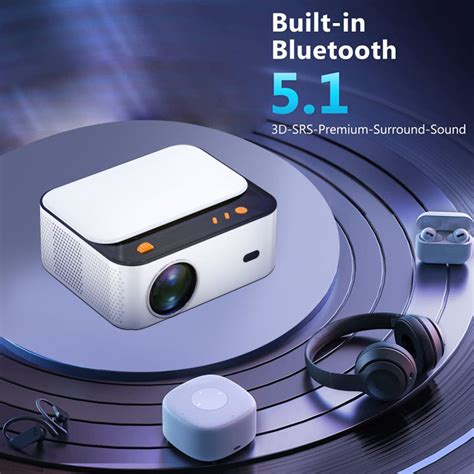 Native 1080P Salange P90 Projector Android 9 0 Wifi Phone Full Hd