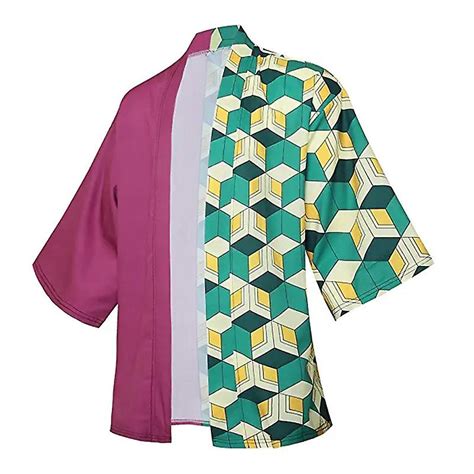 Demon Slayer Cosplay Costume Haori Kimono Anime Agatsuma Zenitsu Kochou