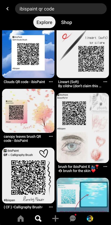 Ibis Paint X Brush Qr Code Fat One Blogosphere Photo Galery