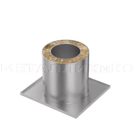 Дымоход Flue Line Потолочный проходной узел утепленный - купить в Москве