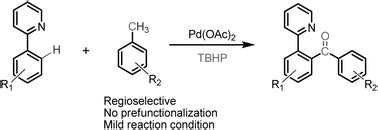 Palladium Catalyzed Direct Ortho Ch Acylation Of Arylpyridines Using