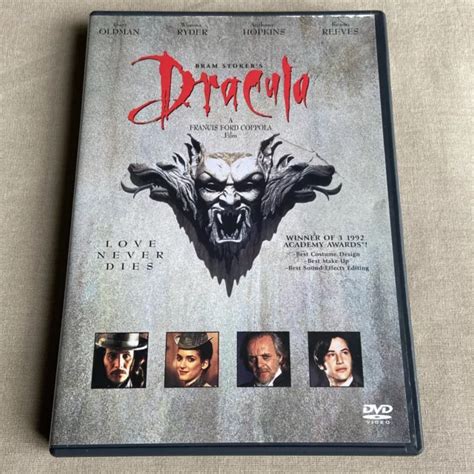 Bram Stokers Dracula Dvd Vampire Gary Oldman Winona Ryder Keanu