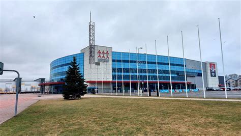 Riga, Latvia - April 01, 2021: Ice Hall Arena Riga Editorial Photo - Image of arena ...