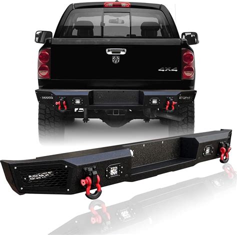 Tioyar Rear Bumper Texture Black Compatible With 2010 2018