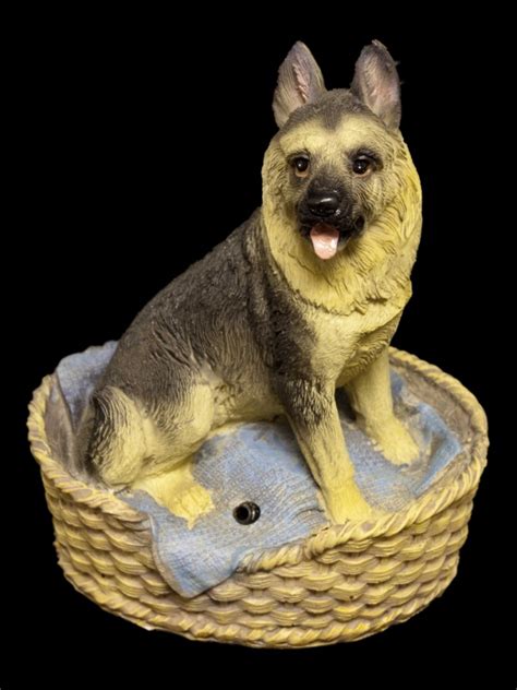 Ornamental Sitting Barking Dog Ornament + Motion Sensor | eBay