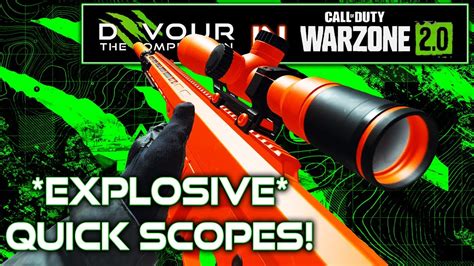 BEST One Shot QUICK SCOPE Sniper Build In Warzone 2 META Explosive